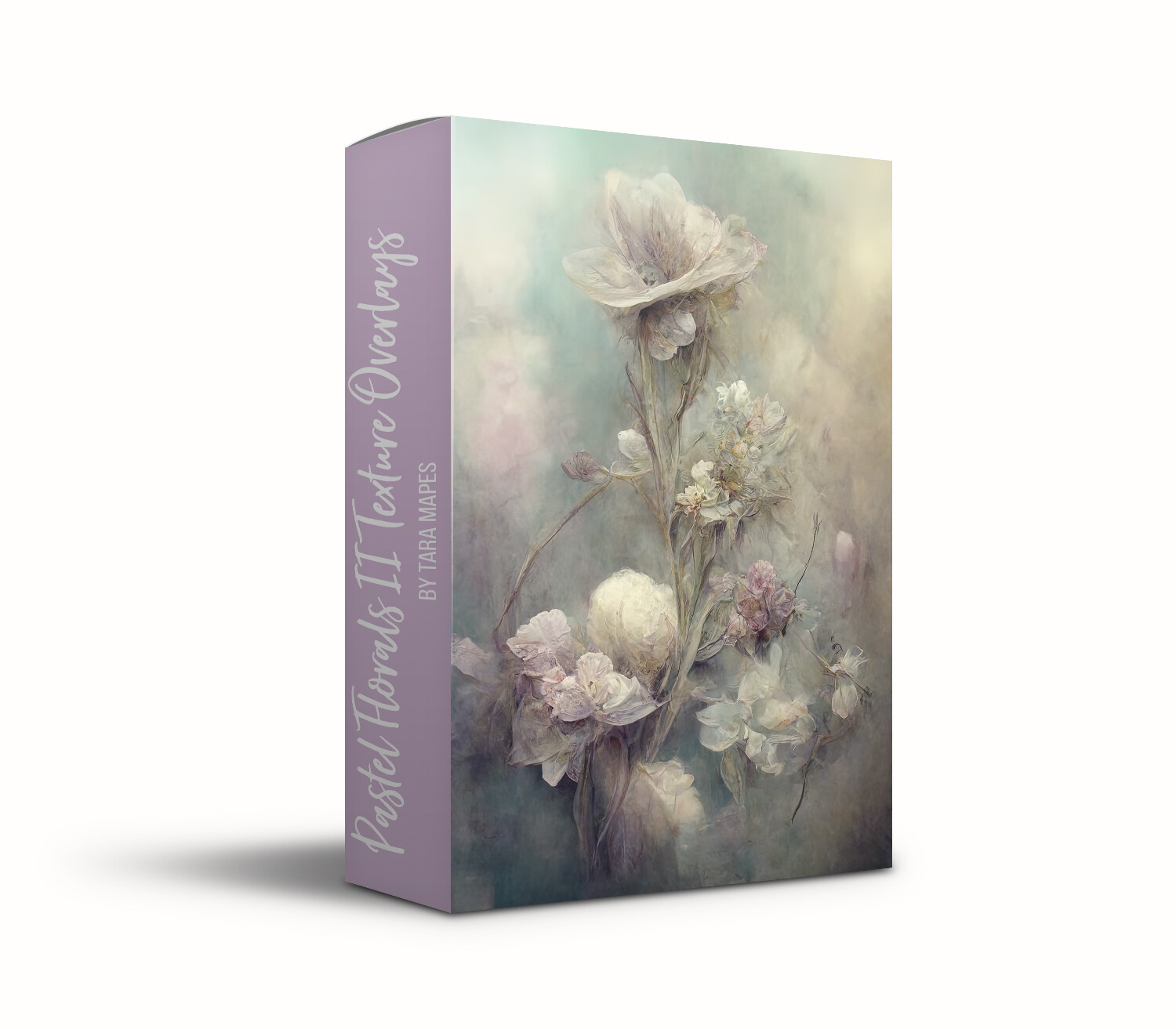 Pastel Floral Texture Overlays - Painted Flowers Pastel Flowers Fine Art Textures - Floral Fine Art Texture Overlays - 14 Digital Floral Textures -  Photoshop Overlays by Tara Mapes