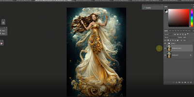 Free Photoshop Tutorial: How to modify AI gowns to fit your subject