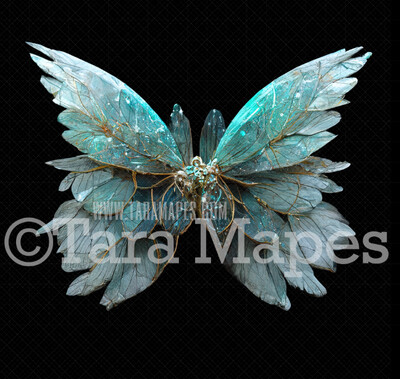 Fairy Wing Overlay - Fairy Wing Overlay - Digital Wings - Glitter Sparkles Fairy Wing - Digital Fairy Wings