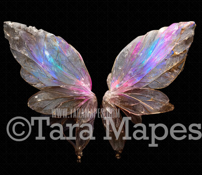 Fairy Wing Overlay - Fairy Wing Overlay - Digital Wings - Glitter Sparkles Fairy Wing - Digital Fairy Wings