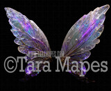 Fairy Wing Overlay - Fairy Wing Overlay - Digital Wings - Glitter Sparkles Fairy Wing - Digital Fairy Wings