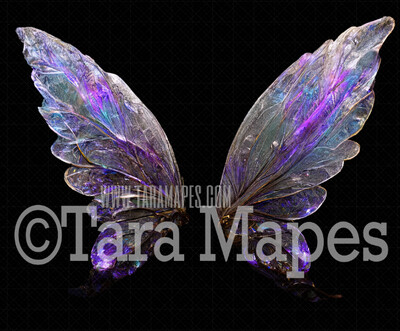Fairy Wing Overlay - Fairy Wing Overlay - Digital Wings - Glitter Sparkles Fairy Wing - Digital Fairy Wings