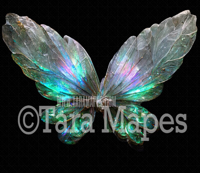 Fairy Wing Overlay - Fairy Wing Overlay - Digital Wings - Glitter Sparkles Fairy Wing - Digital Fairy Wings