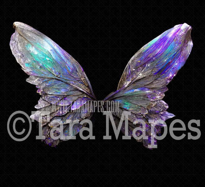 Fairy Wing Overlay - Fairy Wing Overlay - Digital Wings - Glitter Sparkles Fairy Wing - Digital Fairy Wings