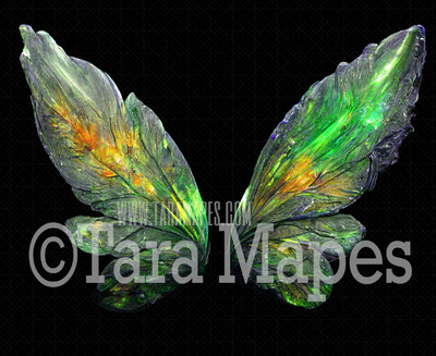 Fairy Wing Overlay - Fairy Wing Overlay - Digital Wings - Glitter Sparkles Fairy Wing - Digital Fairy Wings