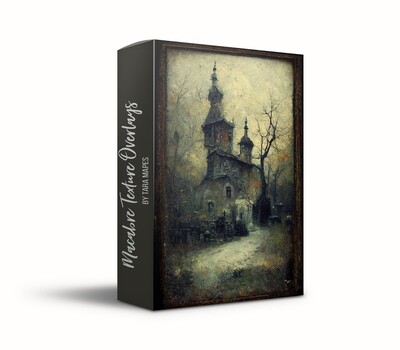 Macabre Texture Overlays - Gothic Halloween Fine Art Textures - Skull Spiderweb Fine Art Texture Overlays - 12 Digital Textures -  Photoshop Overlays by Tara Mapes