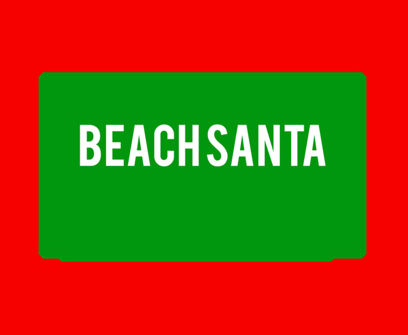 Beach Santa