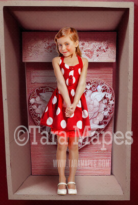 Valentine Doll Box Digital Backdrop - Valentine Box Digital Background - Child Couples Love Anniversary Valentine's Day Digital Background / Backdrop Valentine Doll Box Digital Backdrop - Valentine Box Digital Background - Child Couples Love Anniversary Valentine's Day Digital Background / Backdrop