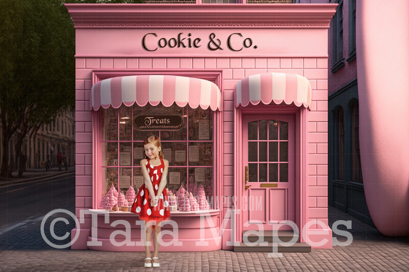 Valentine Digital Backdrop - Sweet Shop Digital Backdrop - Candy Shop Digital Background - Vday Digital Background JPG