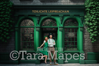St Patricks Day Digital Backdrop - St Paddys Digital Background - Irish Digital Background JPG