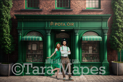 St Patricks Day Digital Backdrop - St Paddys Digital Background - Irish Digital Background JPG