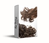 Hair Overlays -  Extracted Hair Overlays for Photoshop - Hair Overlays and Tutorial on How to Use - 10 Digital Hair Overlays PNGs