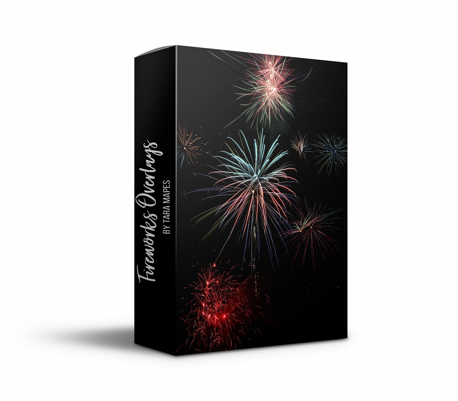 Fireworks Overlays - 36 Fireworks Overlays - Colorful Fireworks Overlays - Fourth of July Fireworks - New Years Eve Fireworks Overlays