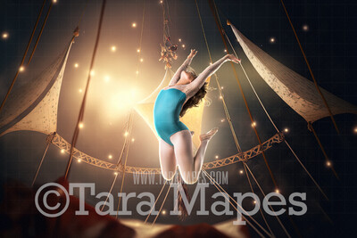 Circus Digital Background - Circus Arena with Lights - Circus Arena Digital Background (JPG FILE)
