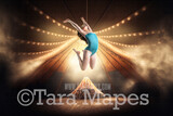 Circus Digital Background - Circus Arena with Lights - Circus Arena Digital Background (JPG FILE)