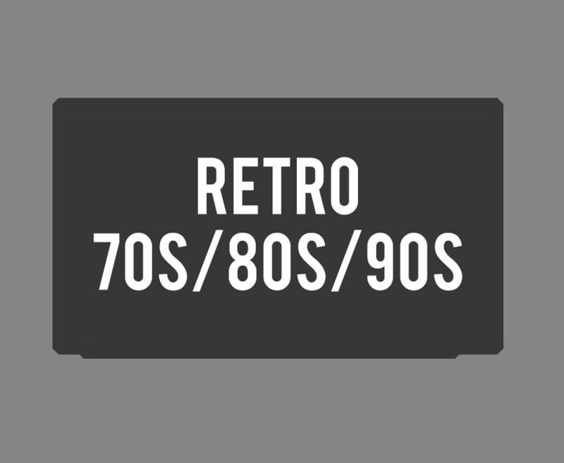 Retro 70s 80s 90s
