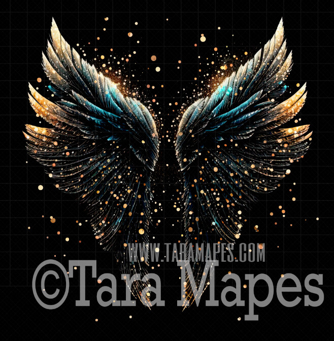 Fairy Wing Overlay - Fairy Wing Overlay - Digital Wings - Glitter Sparkles Fairy Wing - Digital Fairy Wings