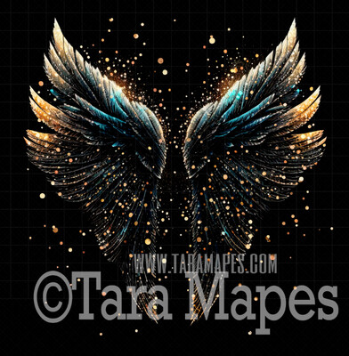 Fairy Wing Overlay - Fairy Wing Overlay - Digital Wings - Glitter Sparkles Fairy Wing - Digital Fairy Wings