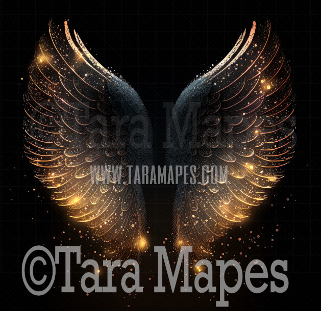 Fairy Wing Overlay - Fairy Wing Overlay - Digital Wings - Glitter Sparkles Fairy Wing - Digital Fairy Wings