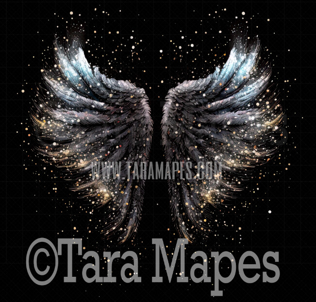 Fairy Wing Overlay - Fairy Wing Overlay - Digital Wings - Glitter Sparkles Fairy Wing - Digital Fairy Wings