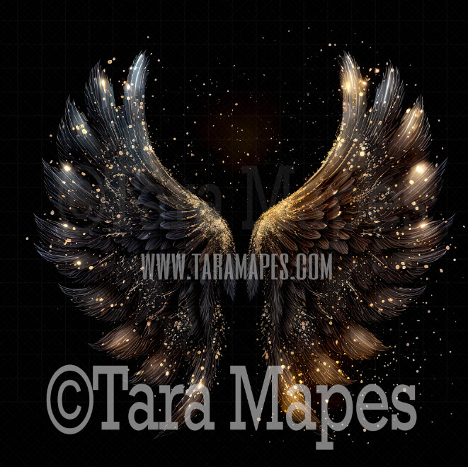 Fairy Wing Overlay - Fairy Wing Overlay - Digital Wings - Glitter Sparkles Fairy Wing - Digital Fairy Wings