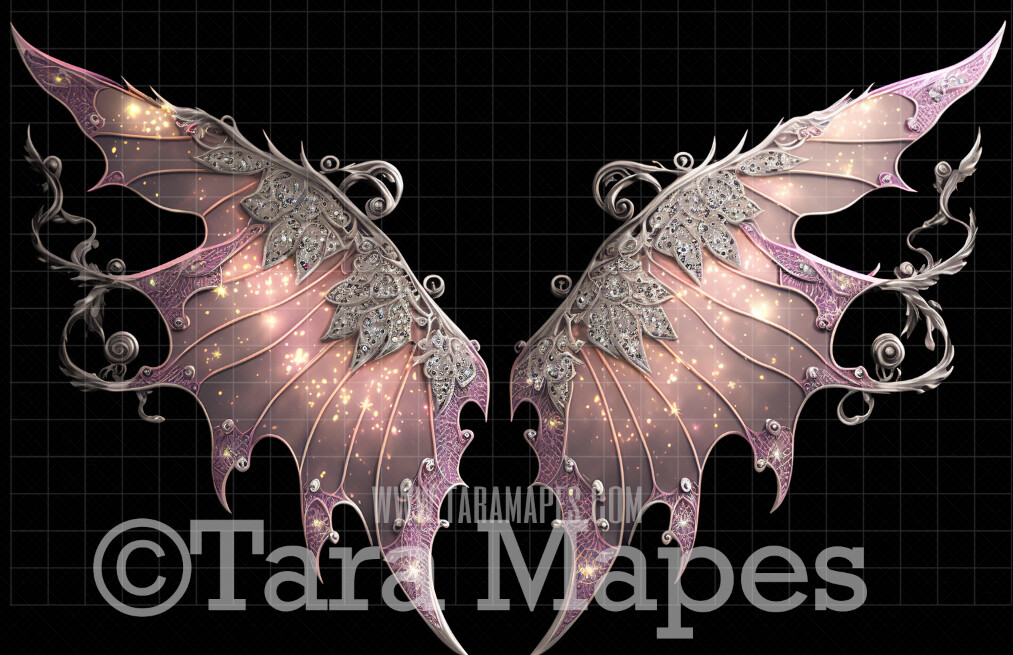 Fairy Wing Overlay - Fairy Wing Overlay - Digital Wings - Glitter Sparkles Fairy Wing - Digital Fairy Wings