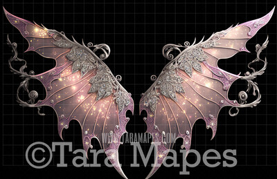 Fairy Wing Overlay - Fairy Wing Overlay - Digital Wings - Glitter Sparkles Fairy Wing - Digital Fairy Wings