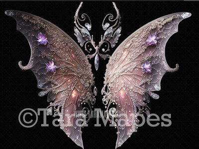 Fairy Wing Overlay - Fairy Wing Overlay - Digital Wings - Glitter Sparkles Fairy Wing - Digital Fairy Wings