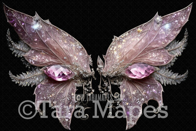 Fairy Wing Overlay - Fairy Wing Overlay - Crystal Digital Wings - Glitter Sparkles Fairy Wing - Digital Fairy Wings