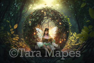 Fairy Home Digital Backdrop - Magical Fairy Orb of Vines in Enchanted Forest Digital Background - Glowing Fairy Ball Home in Enchanted Forest JPG Fairy Home Digital Backdrop - Magical Fairy Orb of Vines in Enchanted Forest Digital Background - Glowing Fairy Ball Home in Enchanted Forest JPG
