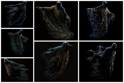7 Demon Overlays - Smoky Demon Overlays - JPG - Demented Demons Overlays for Composites