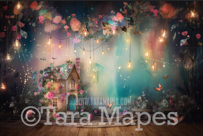 Whimsical Studio Digital Backdrop - Fine Art Studio Digital Background JPG