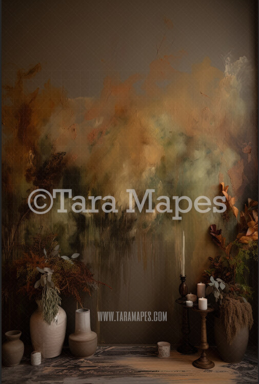 Fine Art Studio Digital Backdrop - Fine Art Painterly Studio Digital Background JPG