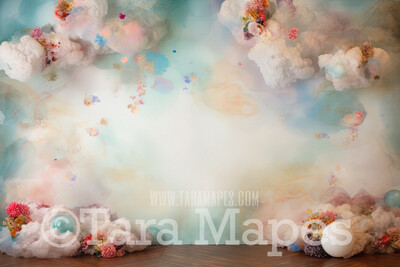 Whimsical Studio Digital Backdrop - Fine Art Studio Digital Background JPG