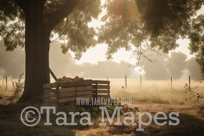 Apple Tree Orchard Digital Backdrop - Apple Tree Orchard - Apple Tree Digital Background