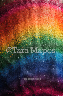 Rainbow Studio Digital Backdrop - Rainbow Glitter Digital Backdrop