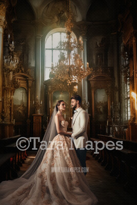 Church Digital Background - Wedding Digital Backdrop
