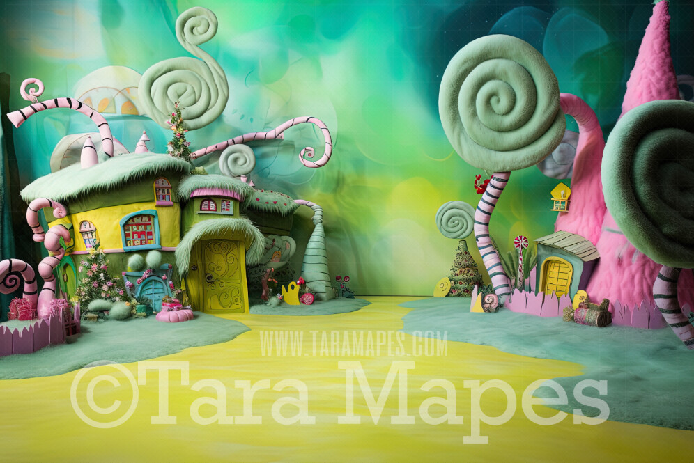 Whimsical World Digital Backdrop - Whimsical Ville Digital Background JPG