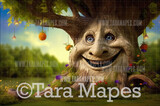 Enchanted Tree with Face - Tree Face in Enchanted Forest  - Talking Tree Digital Background Backdrop - Friendly Tree Digital Backdrop