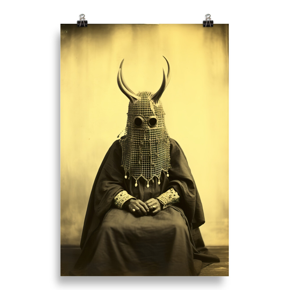 Waiting Room - Vintage Style Horror Poster Print