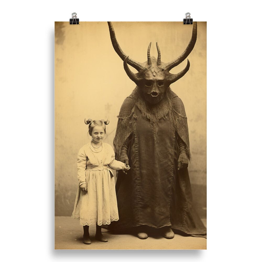 Friend - Vintage Style Horror Poster Print