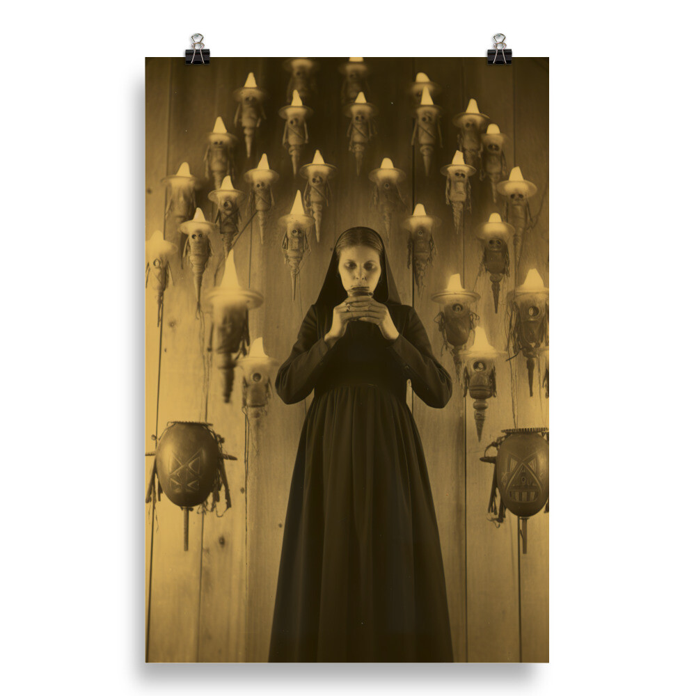 Taste Test - Vintage Style Horror Poster Print