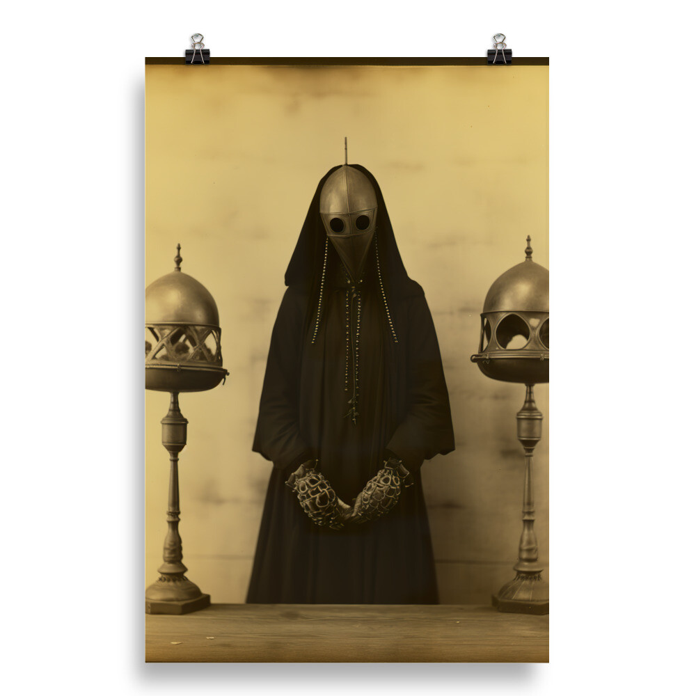Lunch Lady - Vintage Style Horror Poster