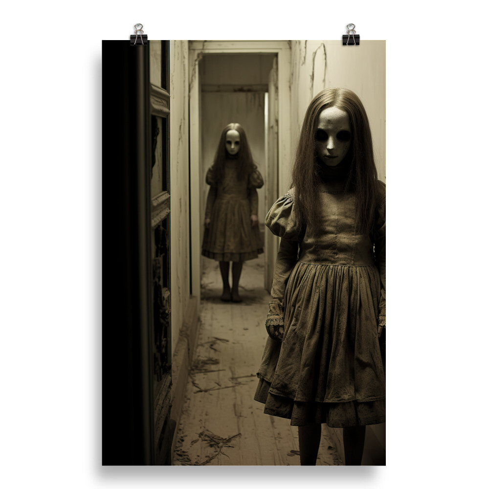 Stay the Night - Vintage Style Horror Poster