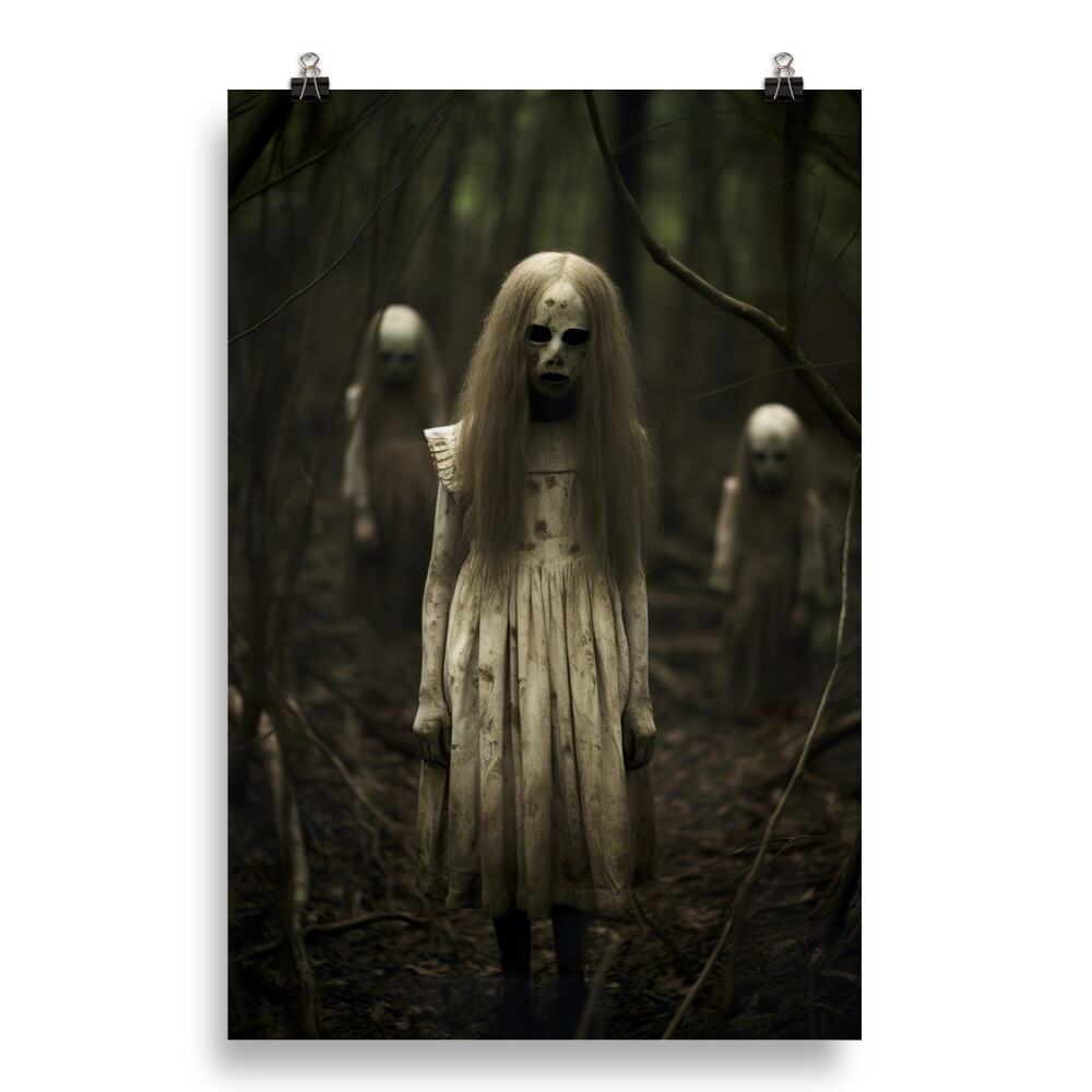 In the Quiet - Vintage Style Horror Poster