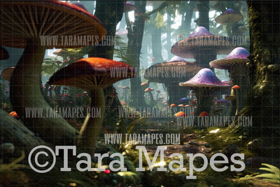 Wonderland  - Alice in Wonderland Digital Background