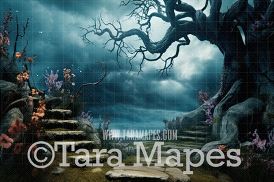 Wonderland  - Alice in Wonderland Digital Background