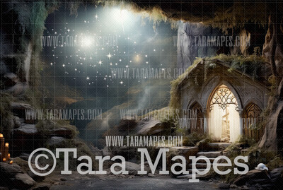 Manger Digital Backdrop - Religious Digital Background