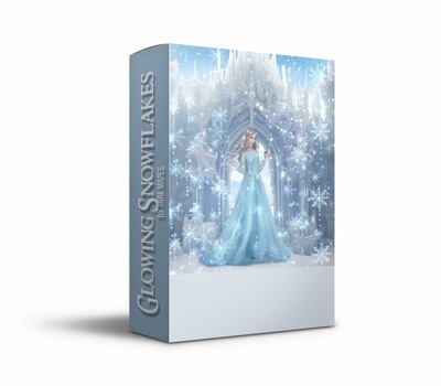 Glowing Snowflake Overlays
