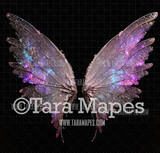 Fairy Wing Overlay - Fairy Wing Overlay - Crystal Digital Wings - Glitter Sparkles Fairy Wing - Digital Fairy Wings